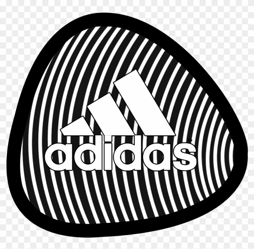 Adidas Logo Png - Circle Clipart #1230510