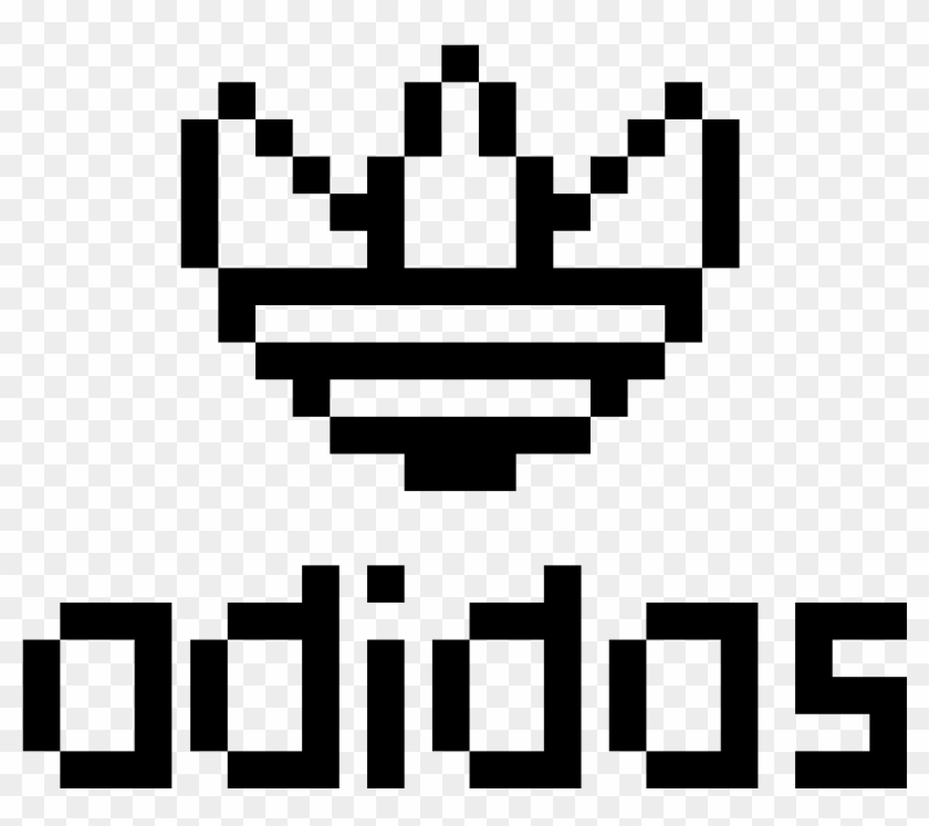 Adidas Logo - Pixel Art Adidas Logo Clipart #1230685