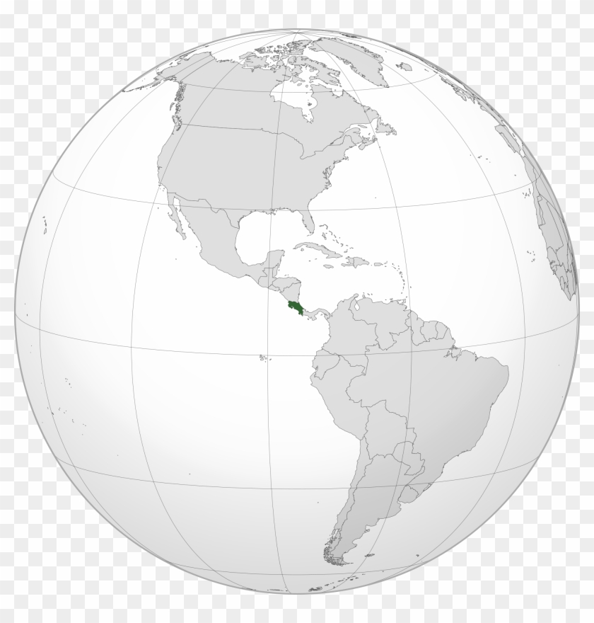 Costa Rica Map - Costa Rica Ubicacion Geografica Clipart