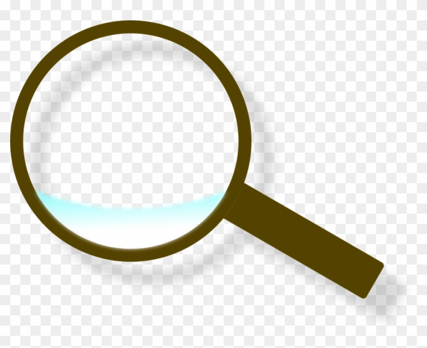 Magnifying Glass, Glass, Wood, Lens, Blue, Brown - Brown Magnifying Glass Clipart