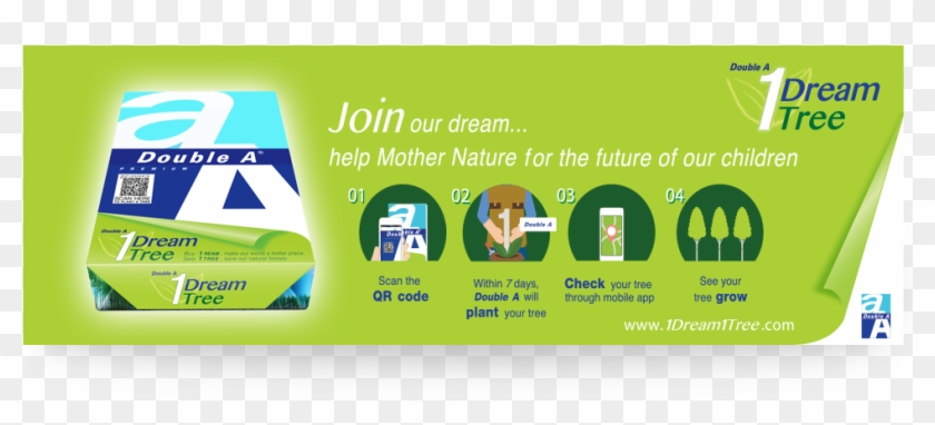 Double One Dream One Tree - Double A Paper Clipart #1231697