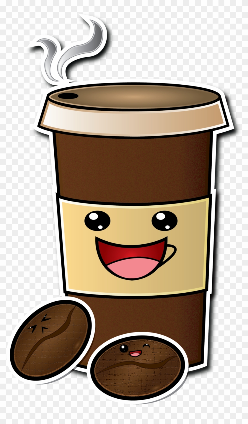 Coffee To Go Png - Coffee Cartoon Png Clipart #1231844