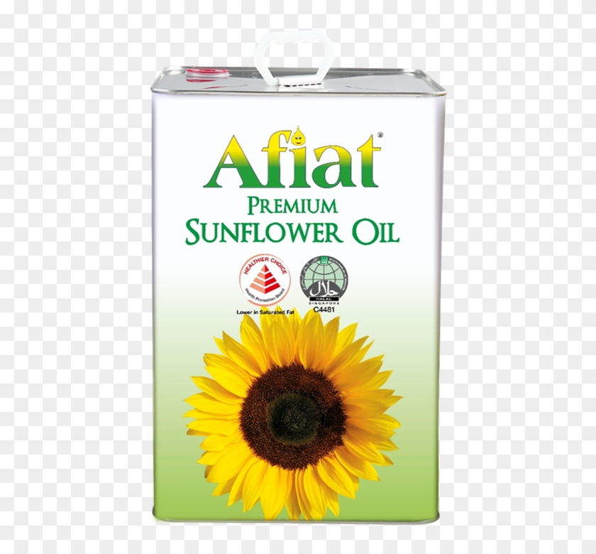 Afiat Premium Sunflower Oil Lian Hap Xing Kee Edible - Sunflower Clipart #1231954