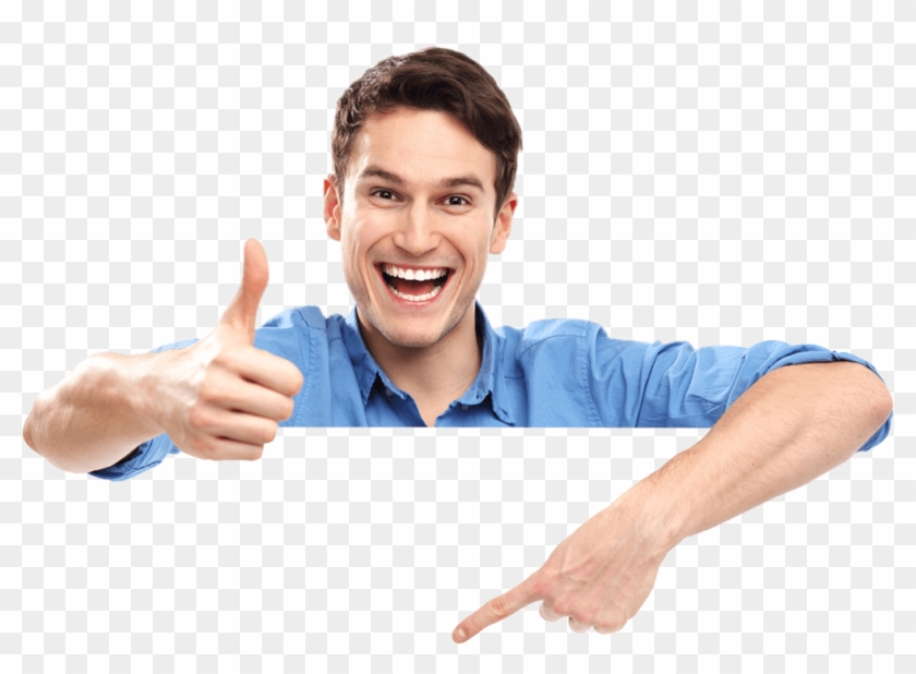 Man Showing Thumbs Up Clipart #1232827