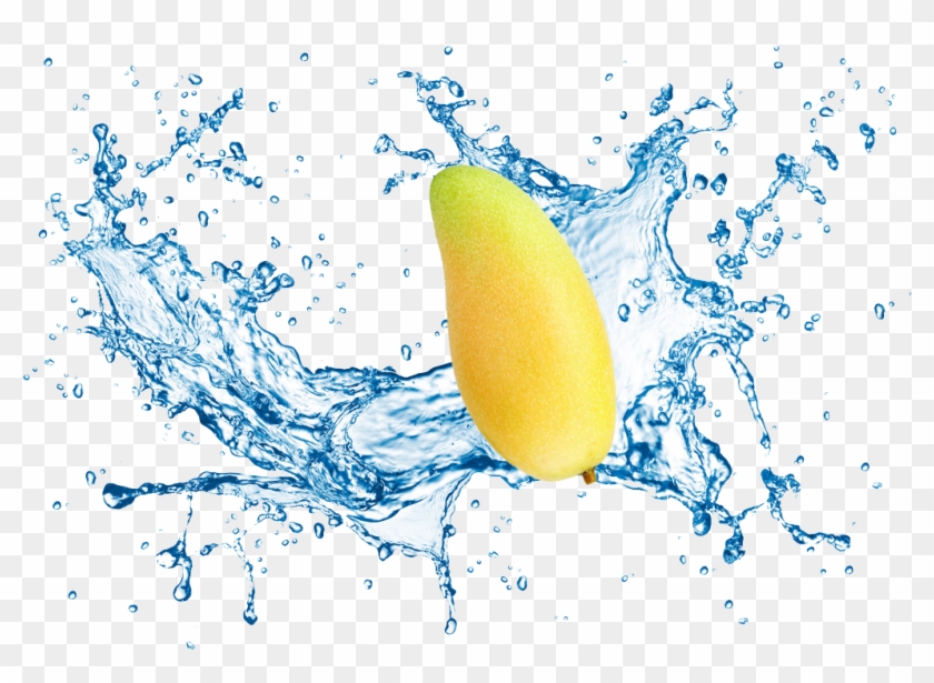 Fruit Water Splash Clipart Computer - Sweet Lemon - Png Download