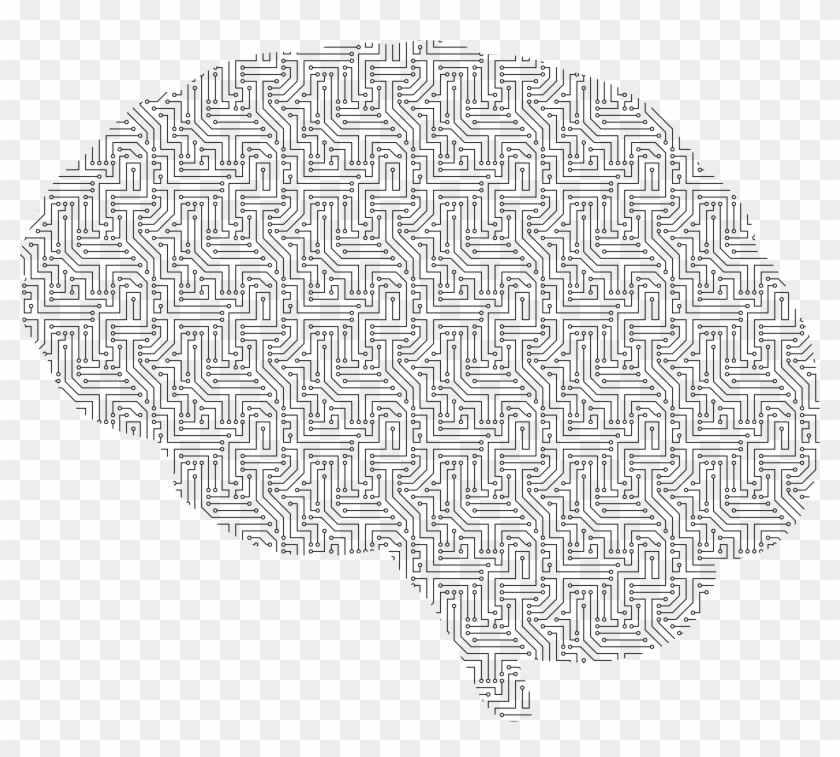 Big Image - Cyber Brain Png Clipart #1233349