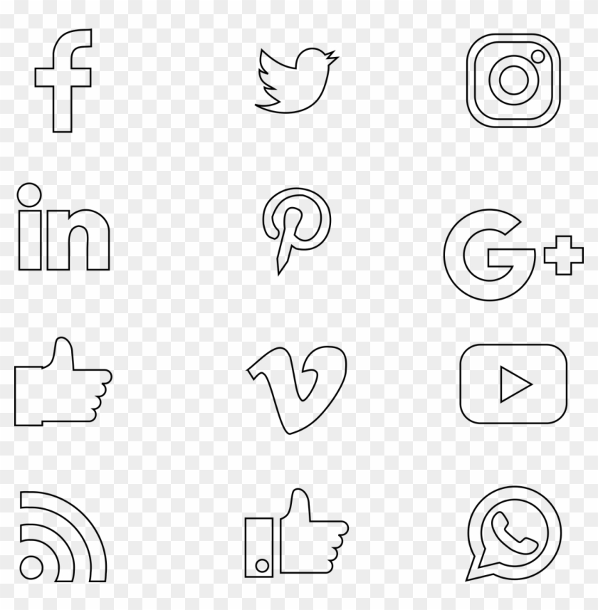Social Media Thin - Social Media Clipart