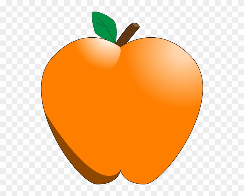 Small - Apple Orange Clip Art - Png Download #1234427