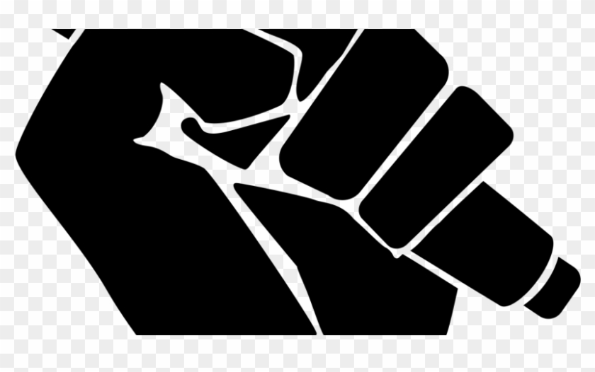 Microphone Png Image - Hand Holding Microphone Icon Clipart