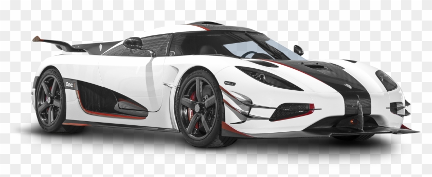 White Koenigsegg One 1 Car Png Image - Koenigsegg Png Clipart #1234840
