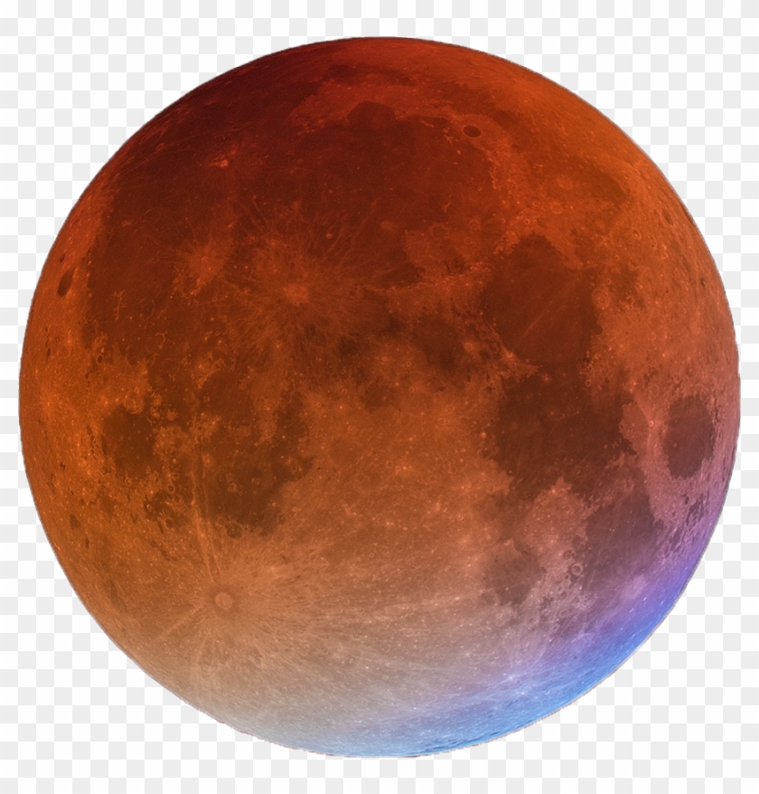 Blood Moon Png - Super Blue Blood Moon Png Clipart #1235148