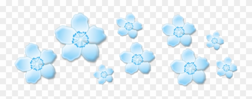 Flowers Flower Crown Crowns Flowercrown Blue Tumblr - Pink Flower Crown Png Clipart