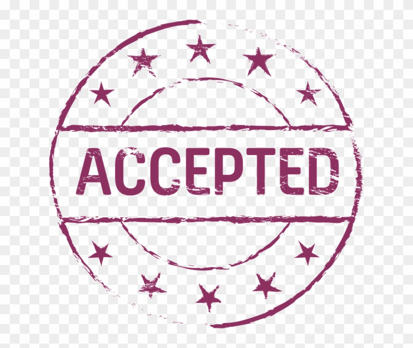 Body Accepted Stamp - Passport Stamps Png Clipart #1236625