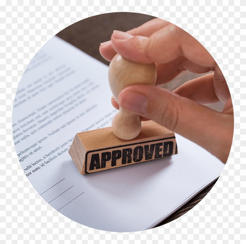 Approval-stamp - Approved Approved Clipart