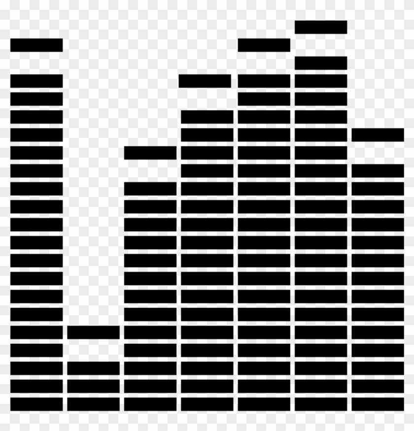 Music Bar Gif Png , Png Download - Black And White Equalizer Png Clipart #1236857