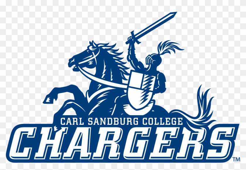 Chargers Blue & White - Carl Sandburg College Chargers Clipart
