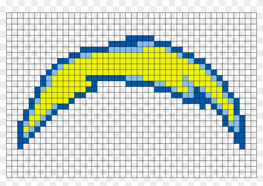 San Diego Chargers Pixel Art Clipart #1237316