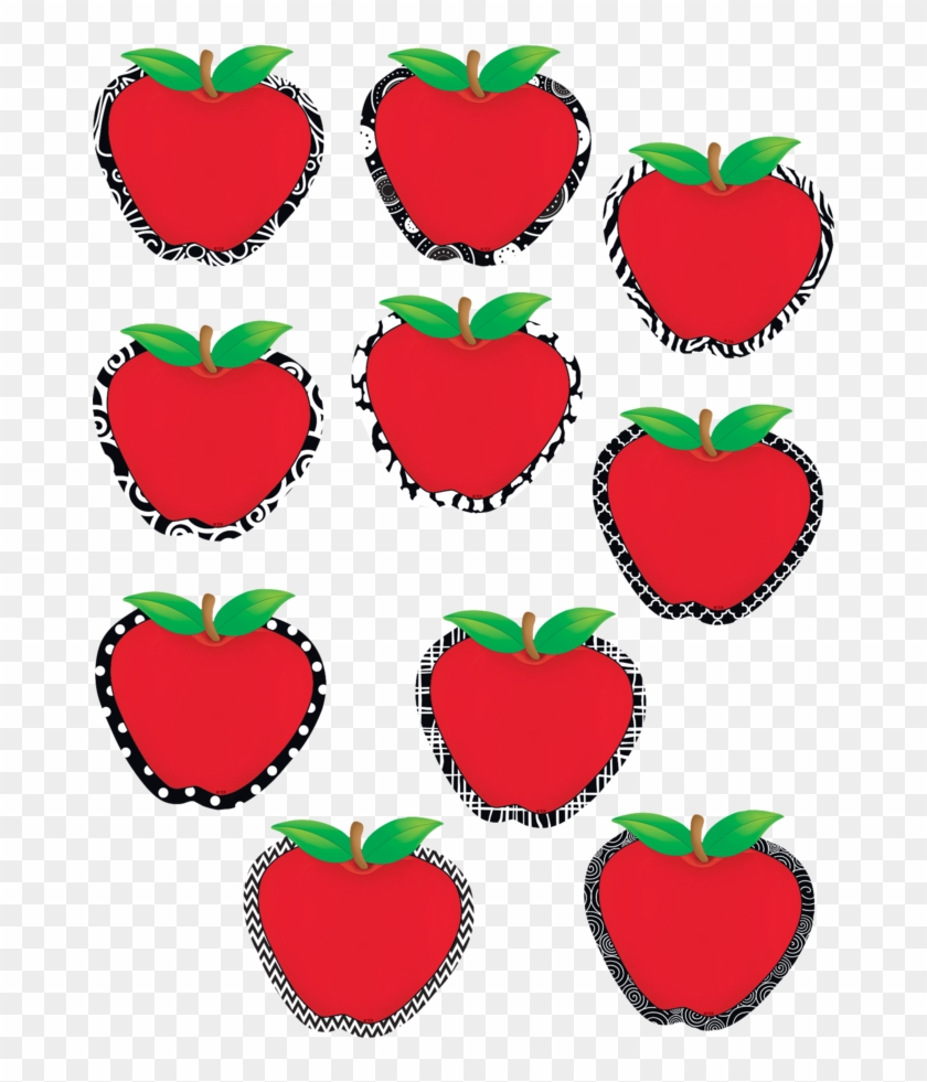 Tcr5483 Fancy Apples Accents Image - Bulletin Board Clipart #1237600