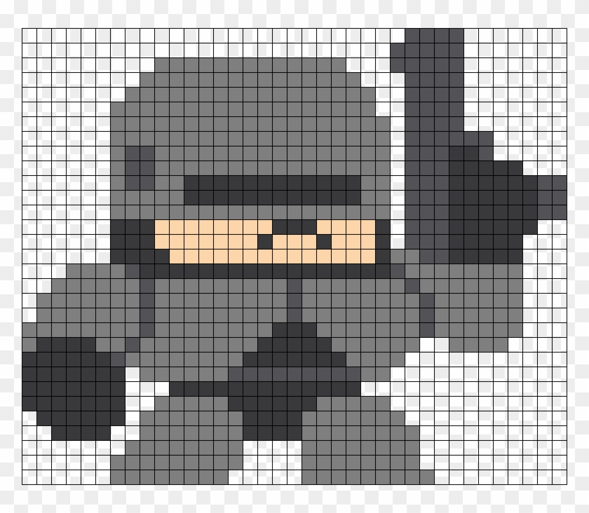 Robocop Perler Bead Pattern / Bead Sprite - Нарисовать Машину По Клеткам Clipart