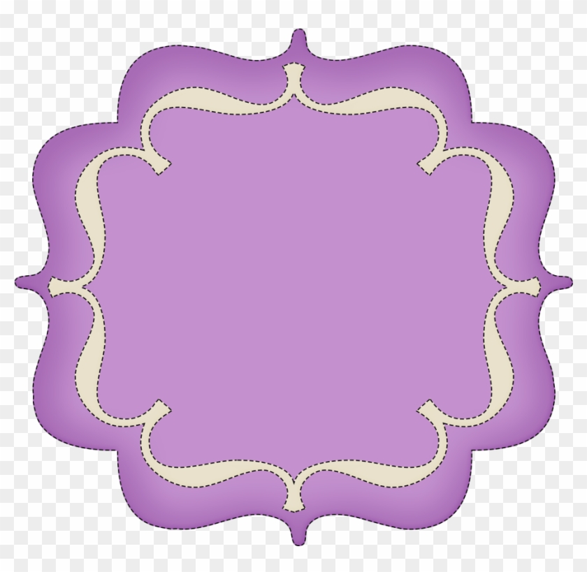 Printable Frames, Printable Labels, Printables, Silhouette - Etiquetas Para Labels Lila Clipart