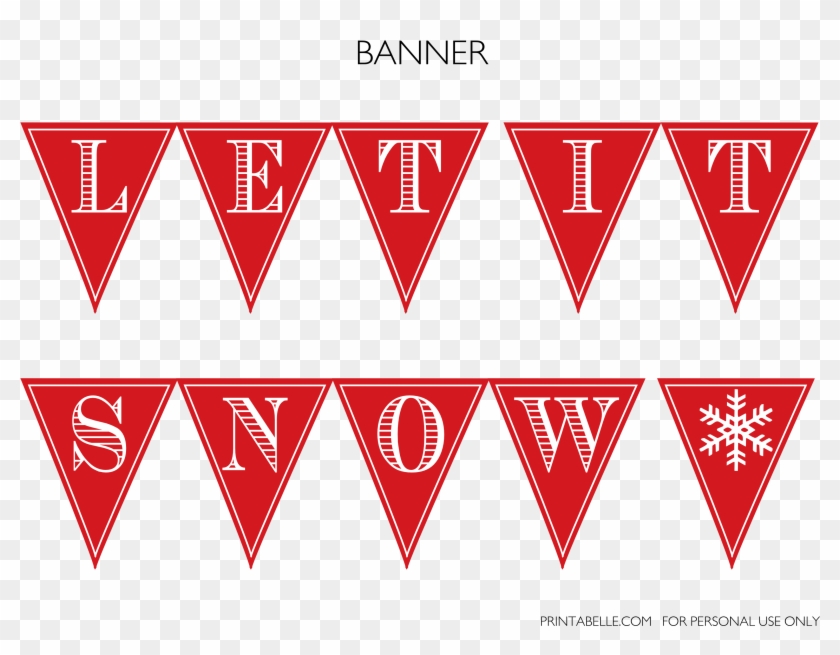 Free Winter Banner Printables Clipart