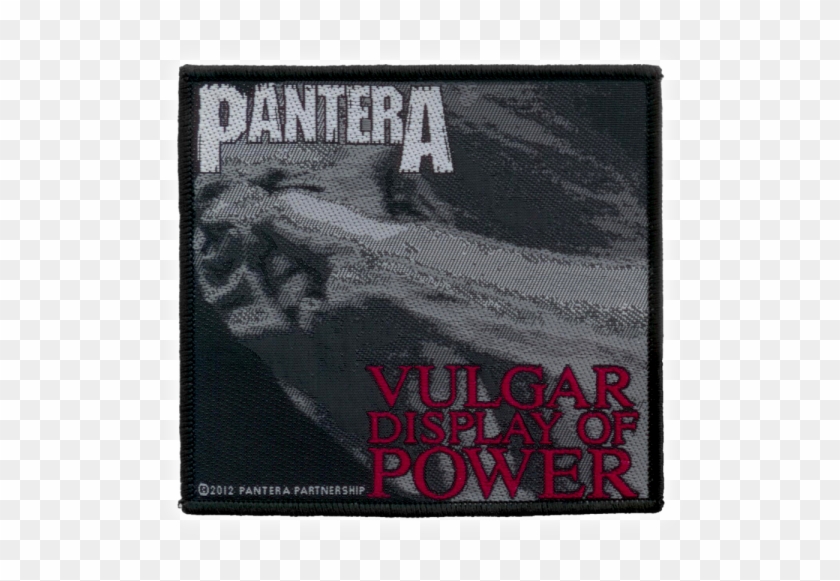 Pantera Official Patch Vulgar Display Of Power Woven - Wallet Clipart
