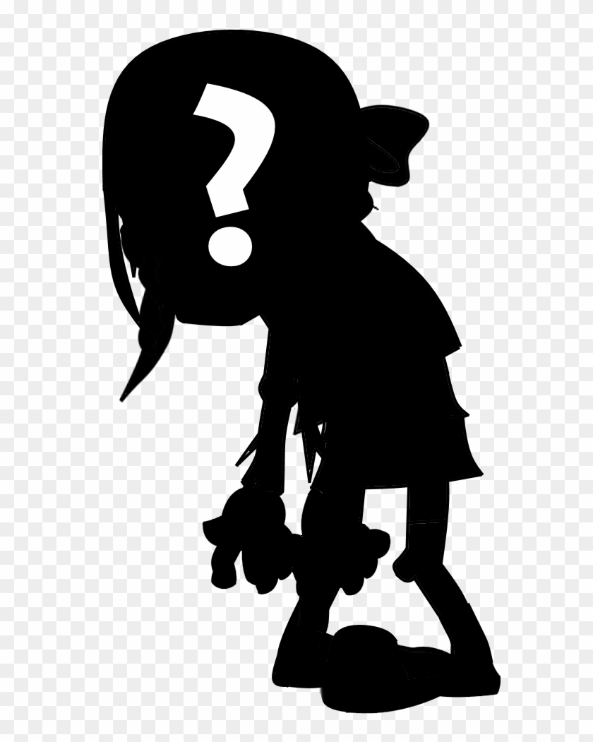 Zombies Silhouette Png - Pvz Zombie Silhouette Clipart