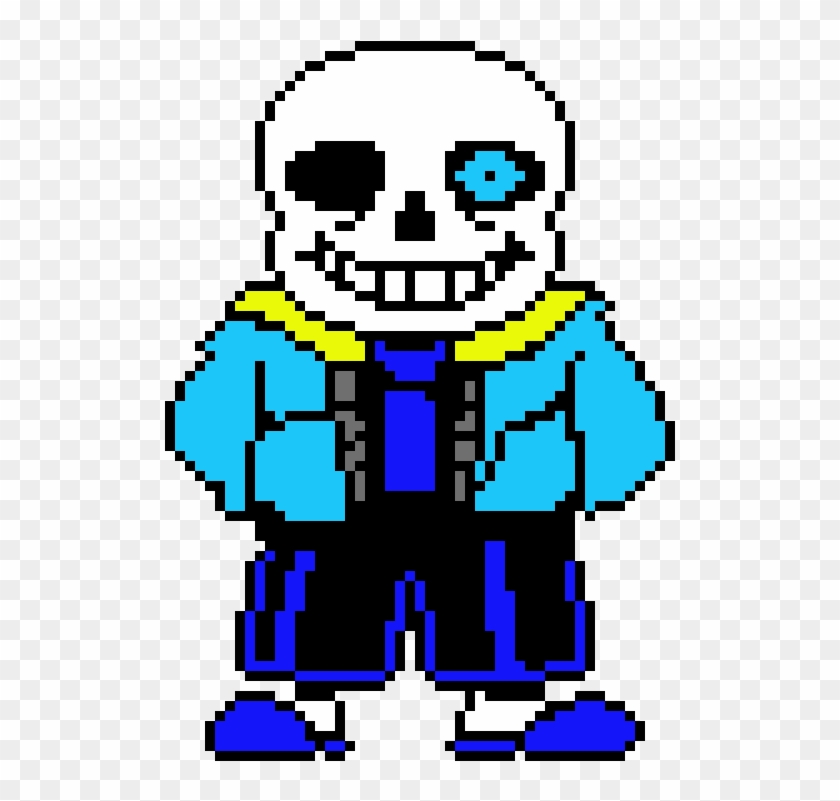 Sans Sprite Glowing Eye - Undertale Sans Clipart