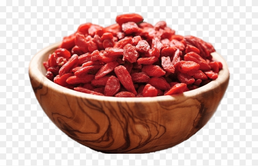 Bowl Of Dried Goji Berries - Goji Bessen Clipart