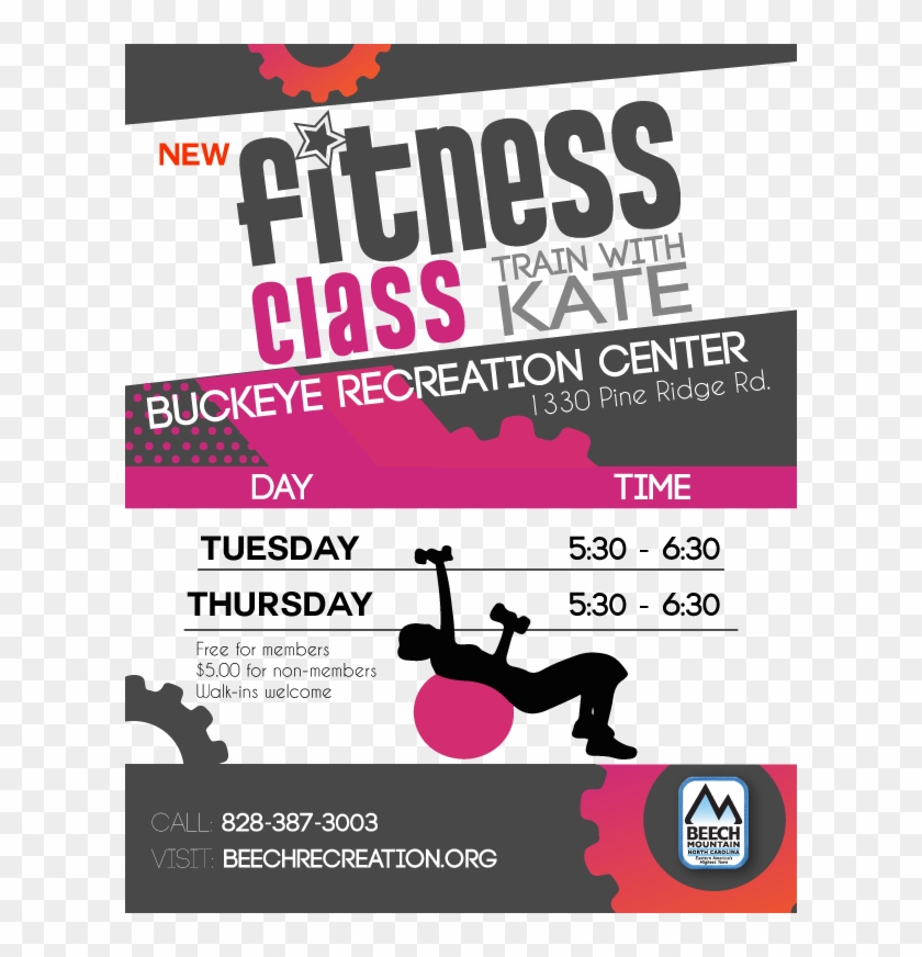 Fitness Class Template Efex Us New Thinkpawsitiveco - Poster Clipart