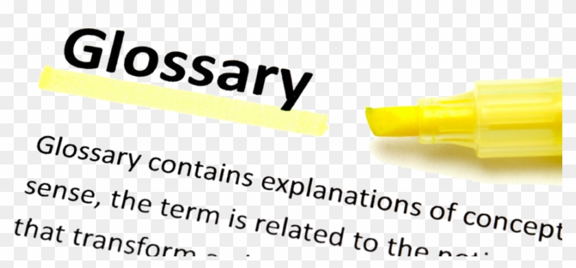Glossary Of Terms Clipart