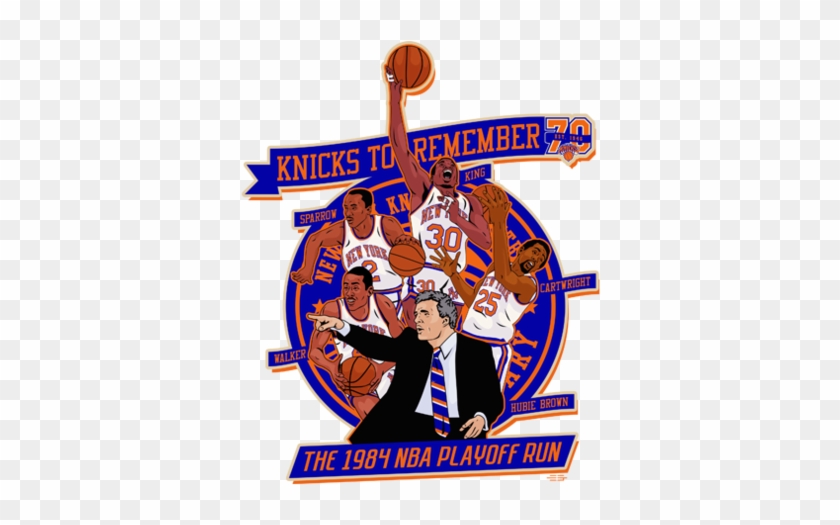 Knicks To Celebrate The 1984 Nba Playoff Run - Poster Clipart