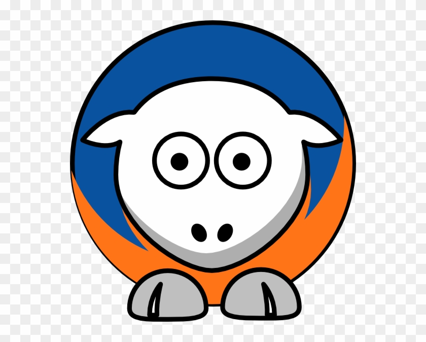 Sheep New York Knicks Team Colors Svg Clip Arts 564 - Png Download #1239618