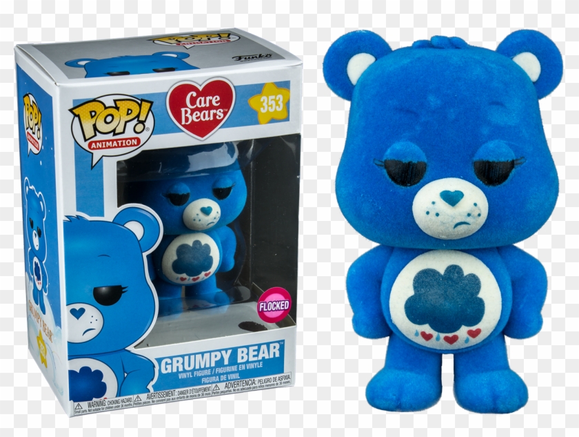 Care - Grumpy Bear Funko Pop Flocked Clipart