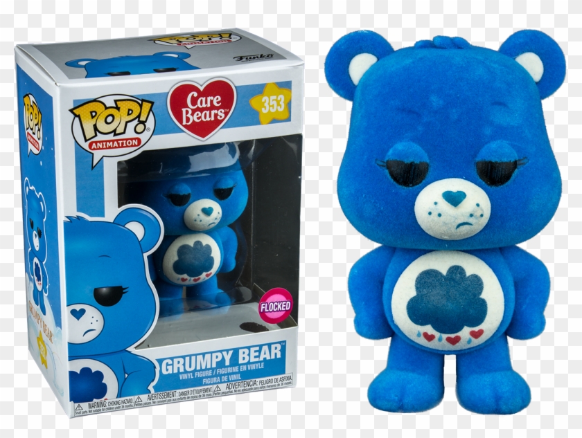 Care - Grumpy Bear Funko Pop Flocked Clipart #1239953