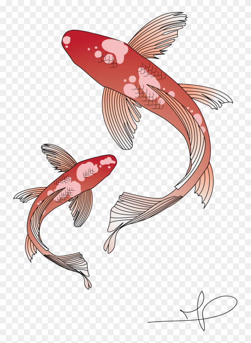 749 X 1066 10 - Koi Fish Transparent Background Clipart #1239959