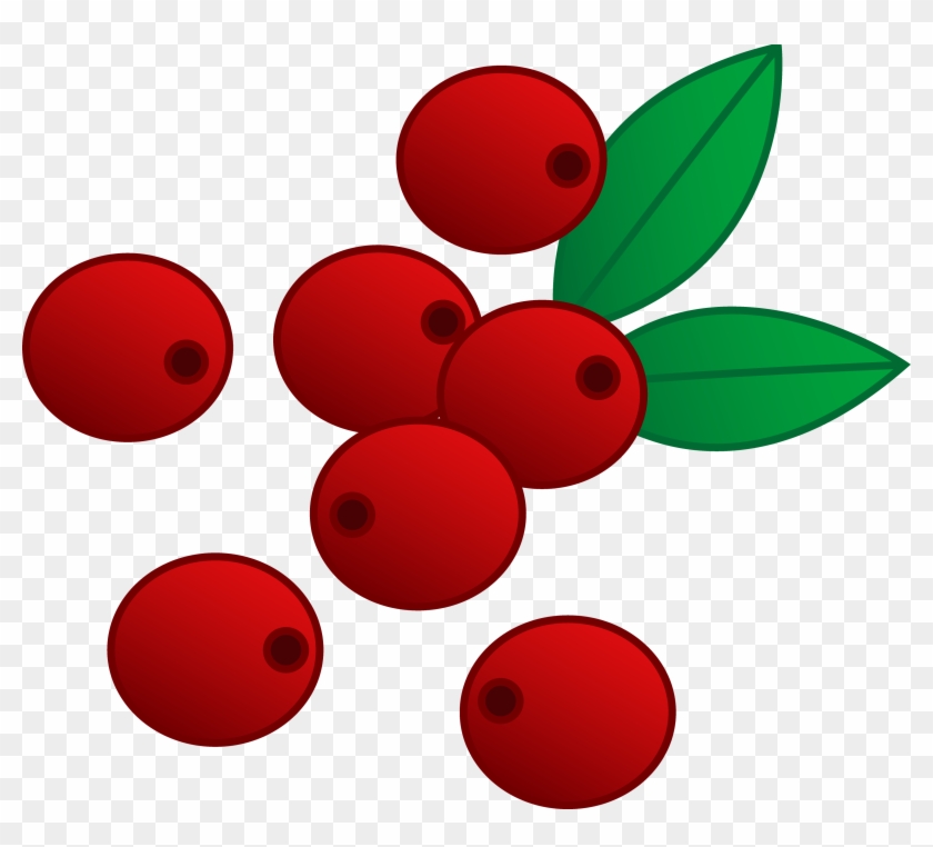 Fall - Red Berries Clip Art - Png Download