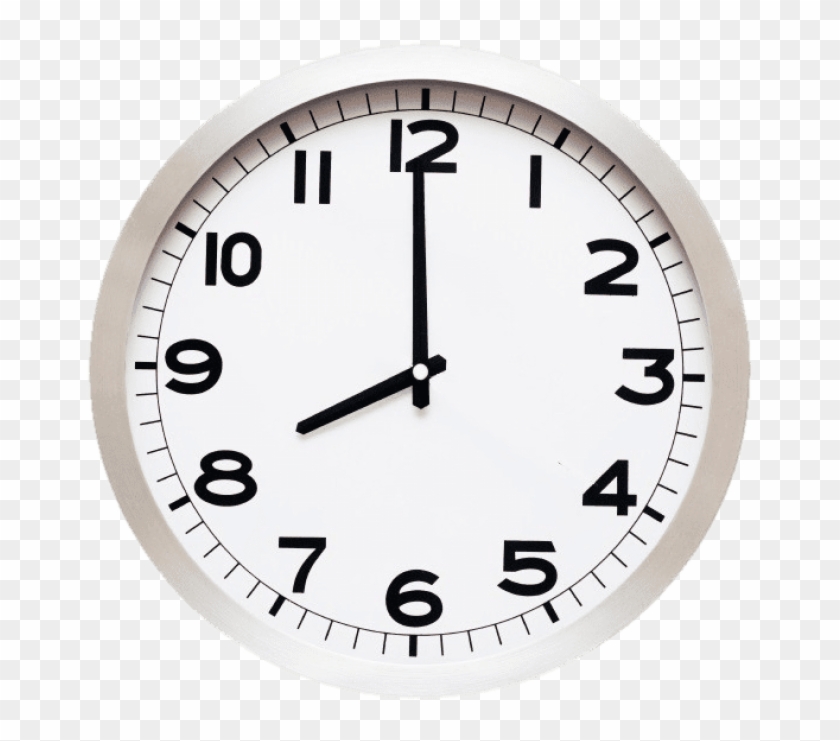 Free Png Eight O'clock Png Image With Transparent Background - Clock At 7 Am Clipart #1240264