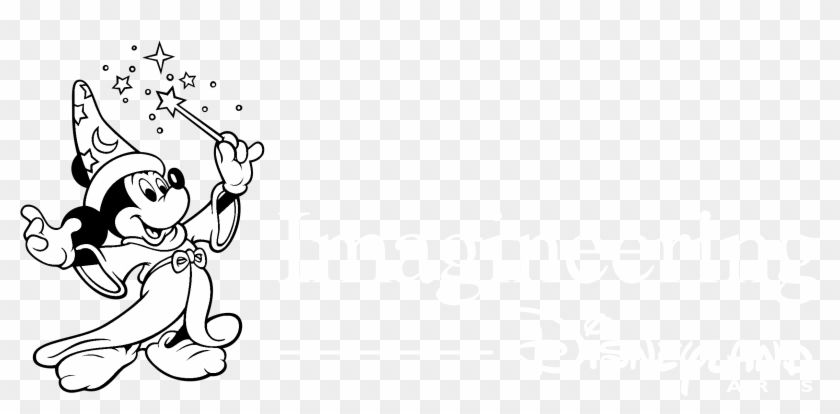Imagineering Disneyland Paris Logo Png Transparent - Mickey Mouse Wizard Coloring Pages Clipart