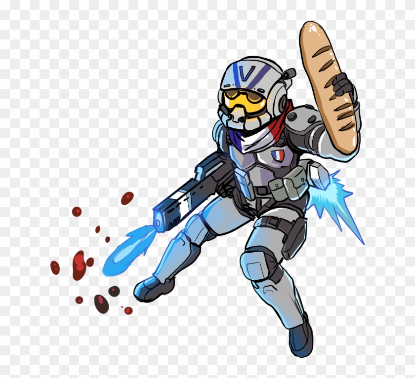 Dhy6udk - Titanfall 2 Pilot Drawings Clipart