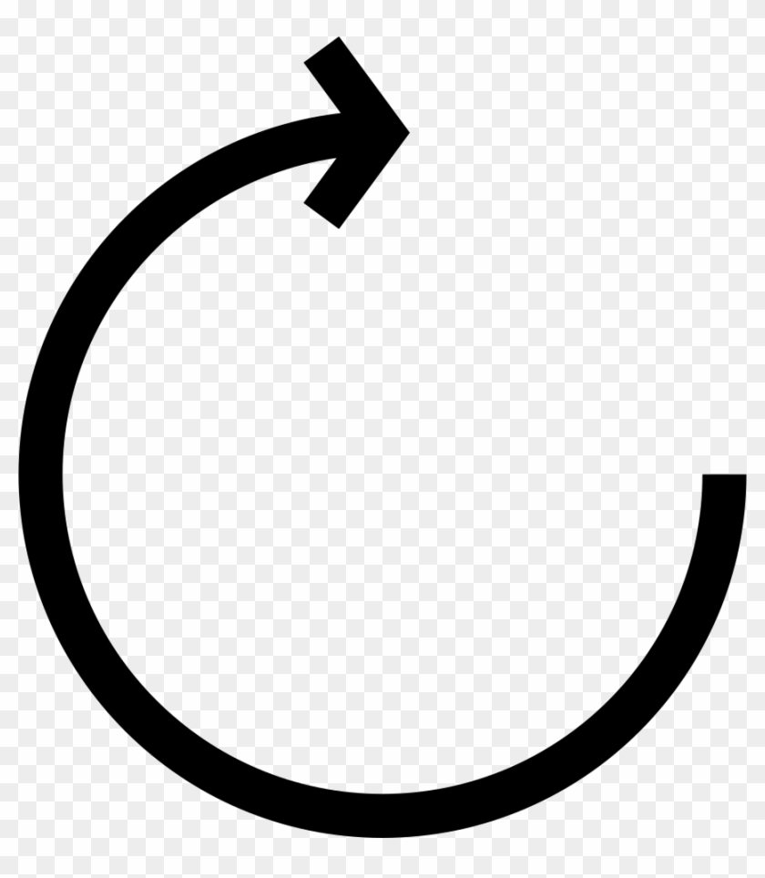 Circular Arrow With Clockwise Rotation Comments - Clockwise Rotation Clipart