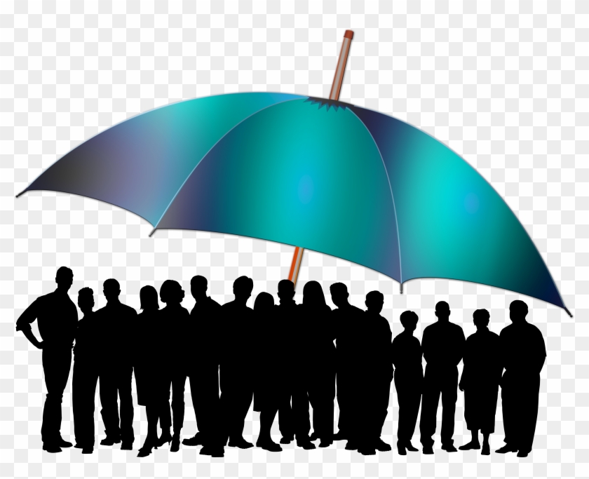 Person Man Woman Child Silhouette Under Blue Color - Consumer Protection Act 1986 Clipart