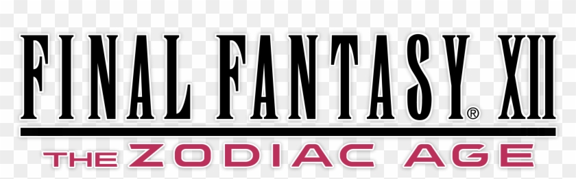 Final Fantasy Xii The Zodiac Age Coming To Playstation - Final Fantasy 12 Zodiac Age Logo Clipart