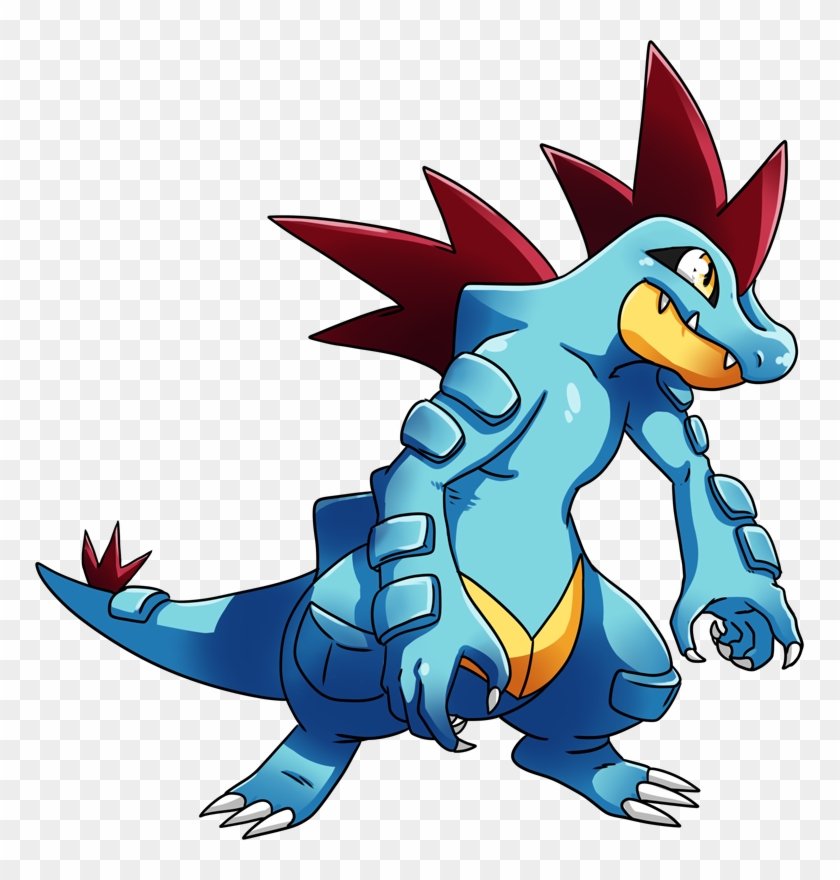33,730,000 Exp - Pokemon Feraligatr Png Clipart
