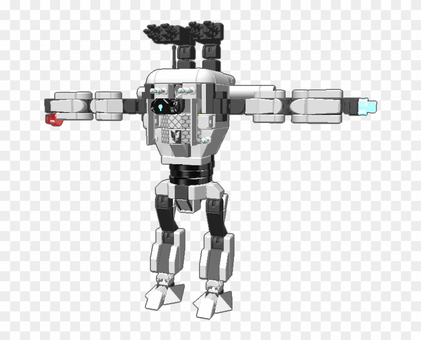 How This Works Is You Have A Blockster Tagged Hero - Robot Clipart #1241689