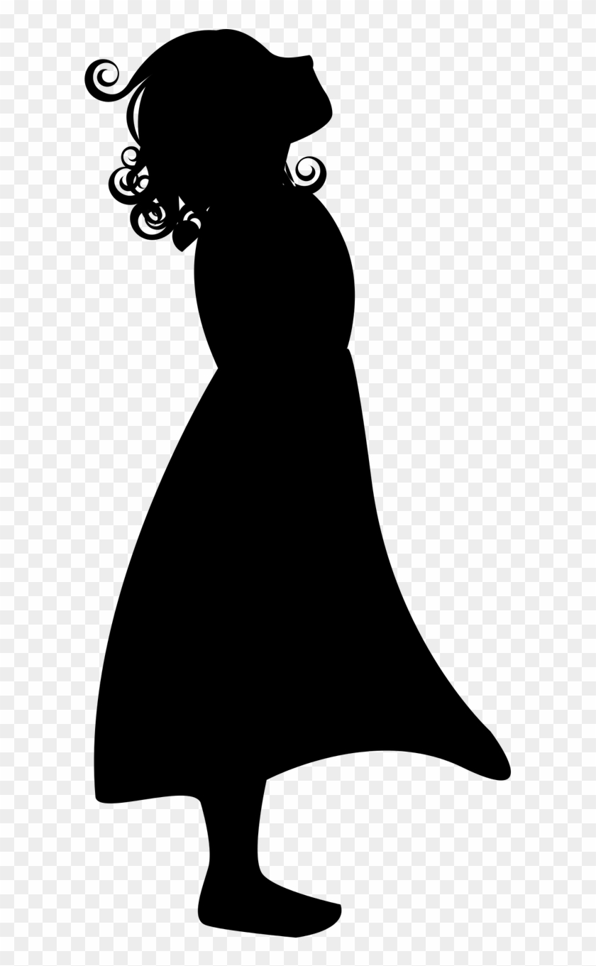 Little Girl Girl Child - Little Girl Shadow Clipart #1241854
