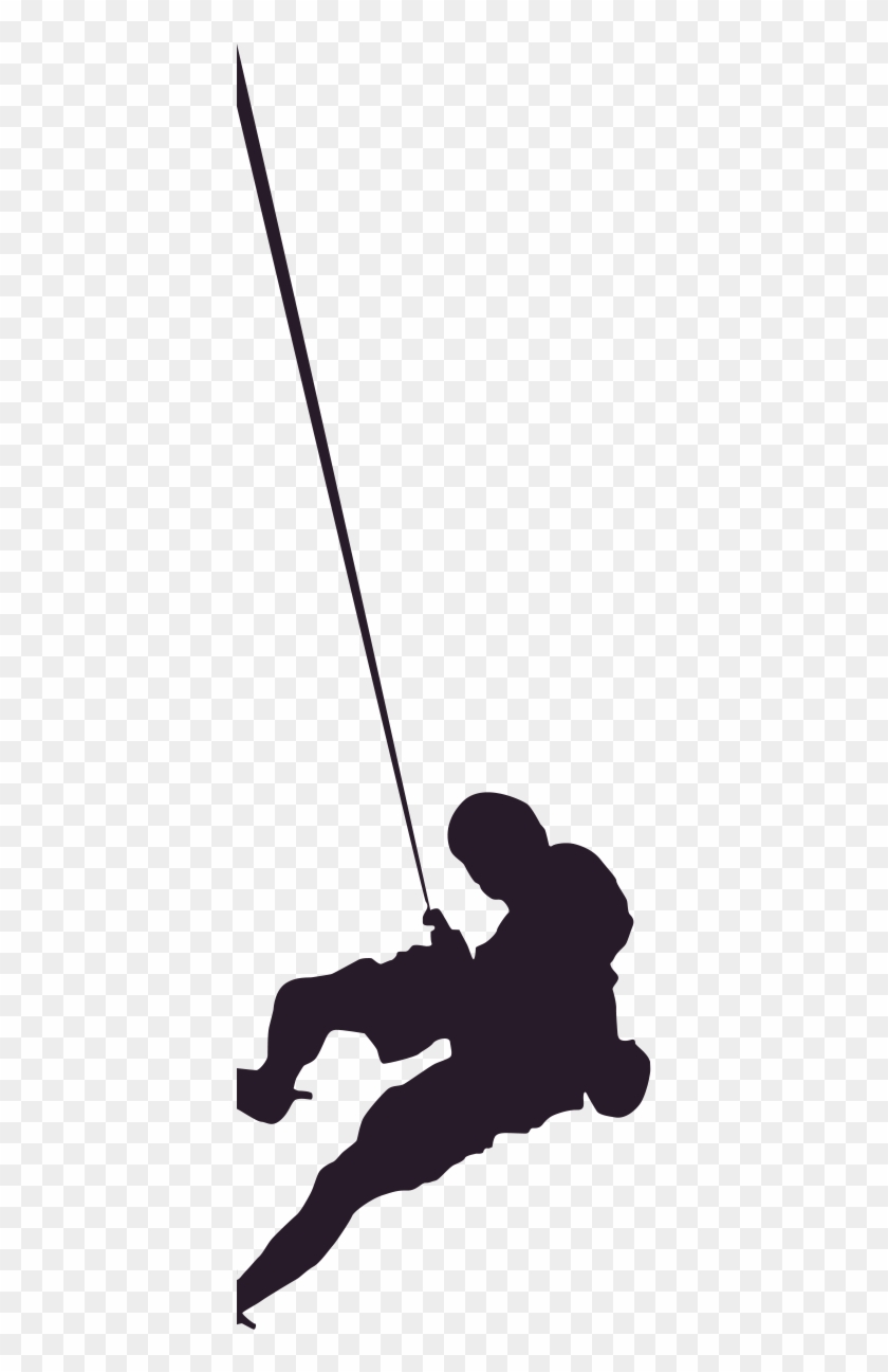 Rappeller - Mountain Climber Clipart