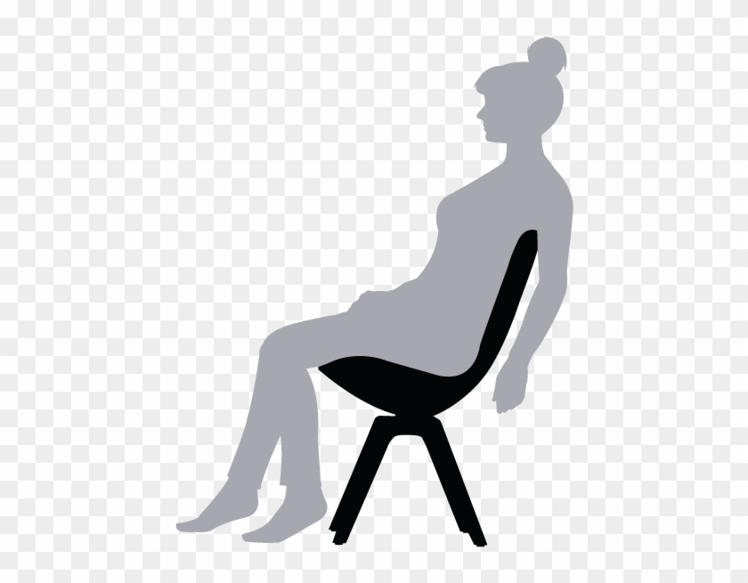Gently Tilt Forward Or Back - Sitting Clipart