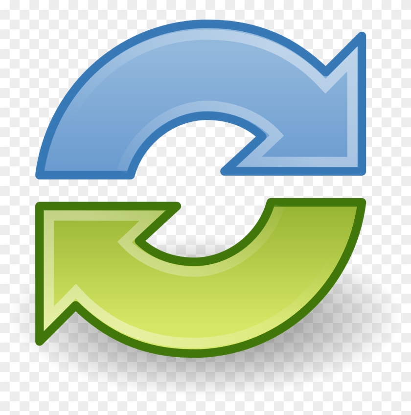 Synchronize, Sync, Arrows, Cycle, Recycling, Round - Freefilesync Icon Clipart