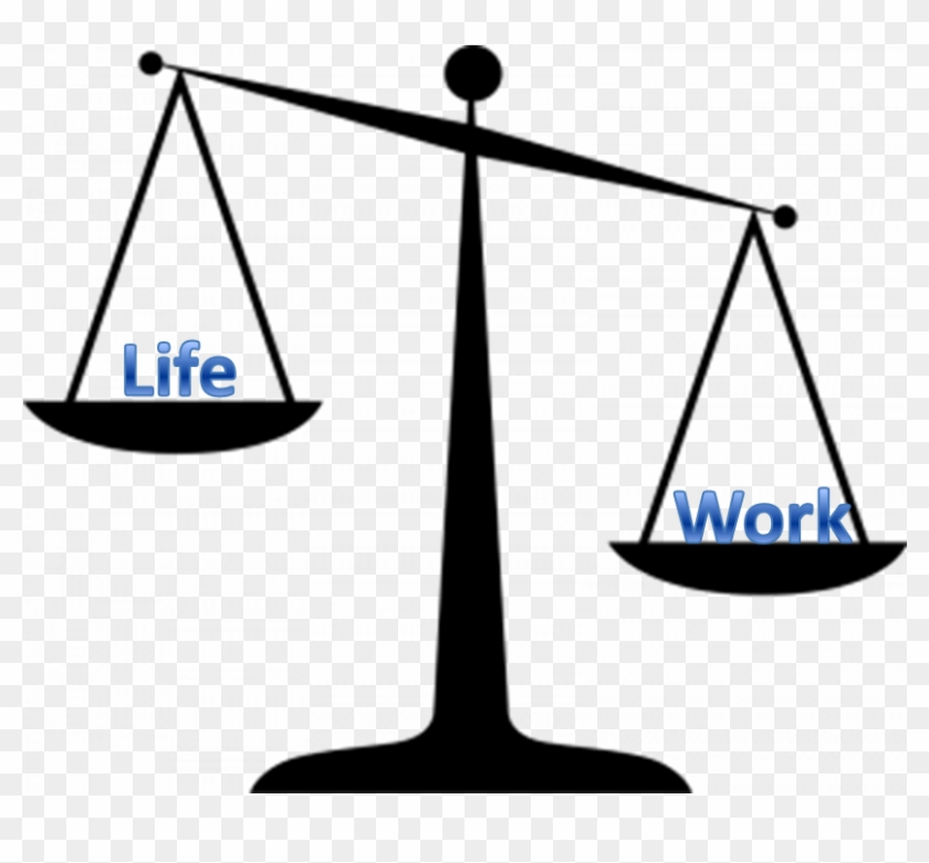 Work Life Balance Clipart - Scales Of Justice Clip Art - Png Download #1242335